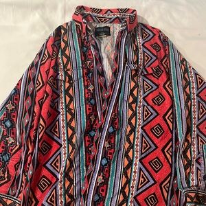 Vintage red wrangler button down